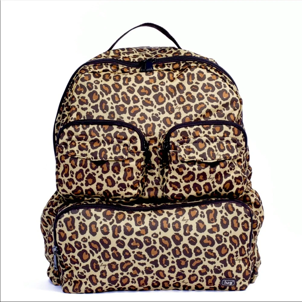 NWT: LUG PUDDLE JUMPER PACKABLE BACKPACK - LEOPARD BROWN- Last one- HIRRY!! - Picture 1 of 6